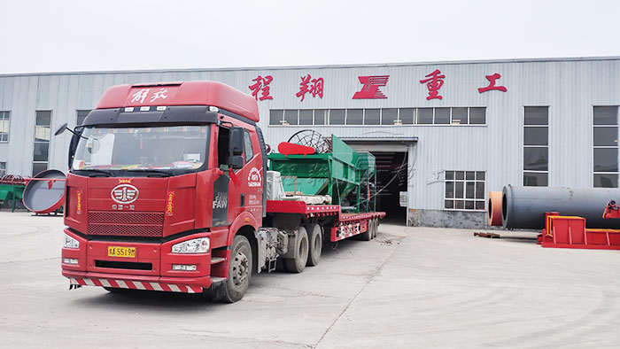 有機肥成套設備發(fā)往山西