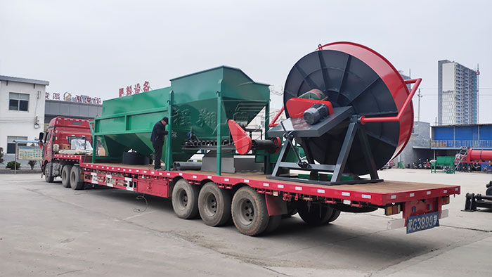 有機肥設備發(fā)往山西