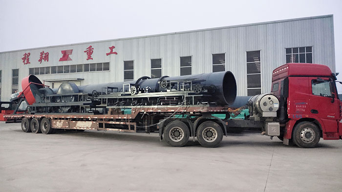 有機肥設備發(fā)往山西